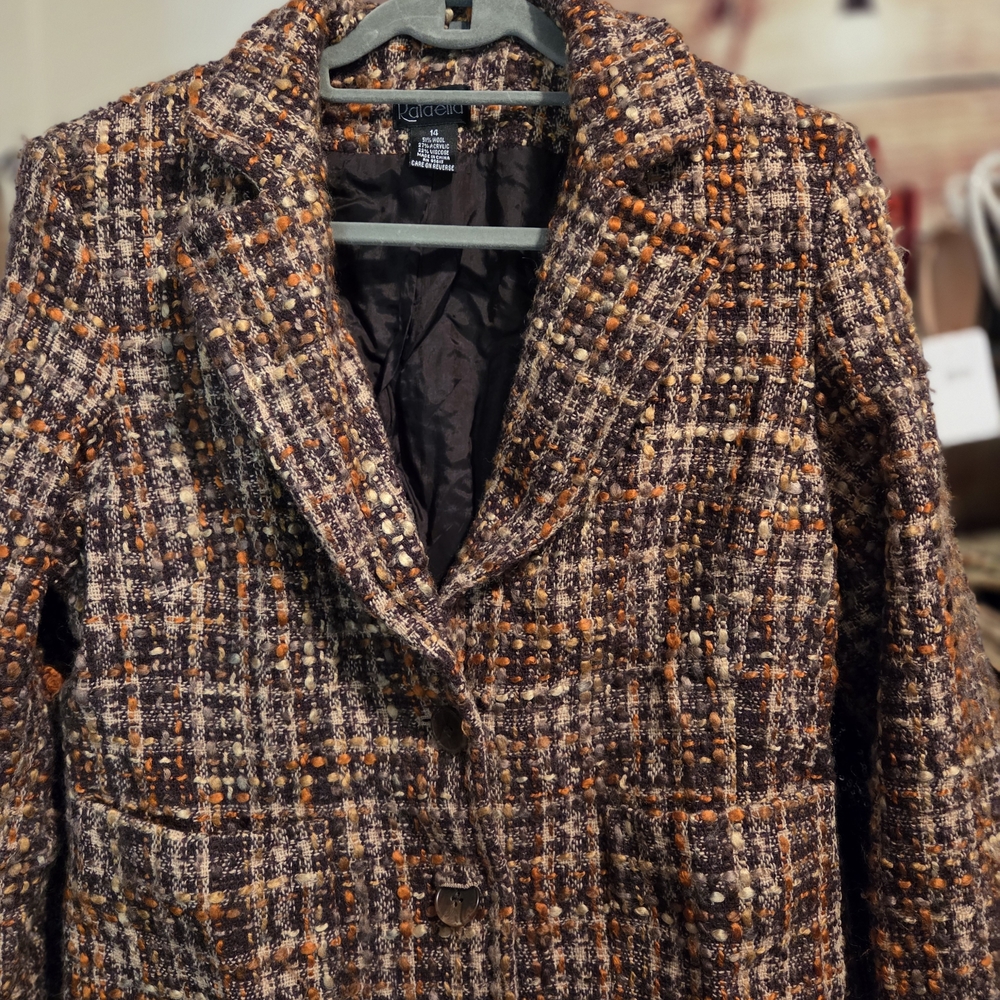 Rafaella Women's Multicolor Tweed Blazer